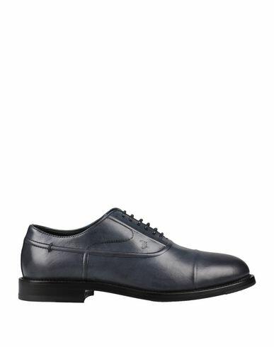 Tod's Man Lace-up shoes Midnight blue Soft Leather Cover