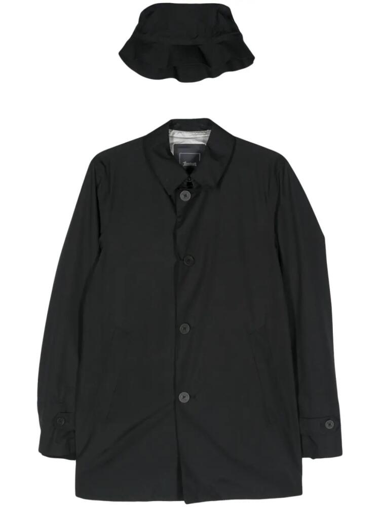 Herno classic-collar GORE-TEX® raincoat - Black Cover