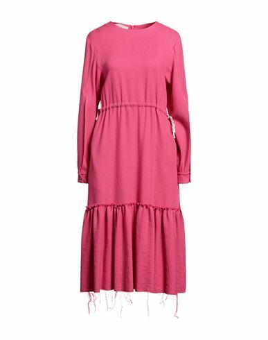 Golden Goose Woman Midi dress Fuchsia Virgin Wool Cover