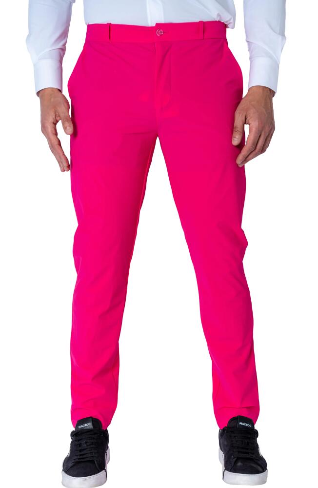 Maceoo Slim Fit Pants in Pink Cover