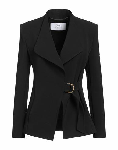 Nenette Woman Blazer Black Polyester, Elastane Cover