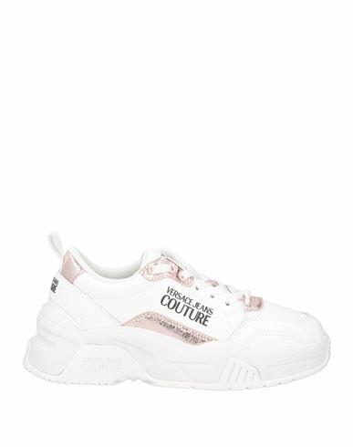 Versace Jeans Couture Woman Sneakers White Leather Cover