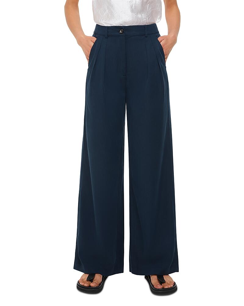 Whistles Joss Tailored Wide Leg Trousers Cover