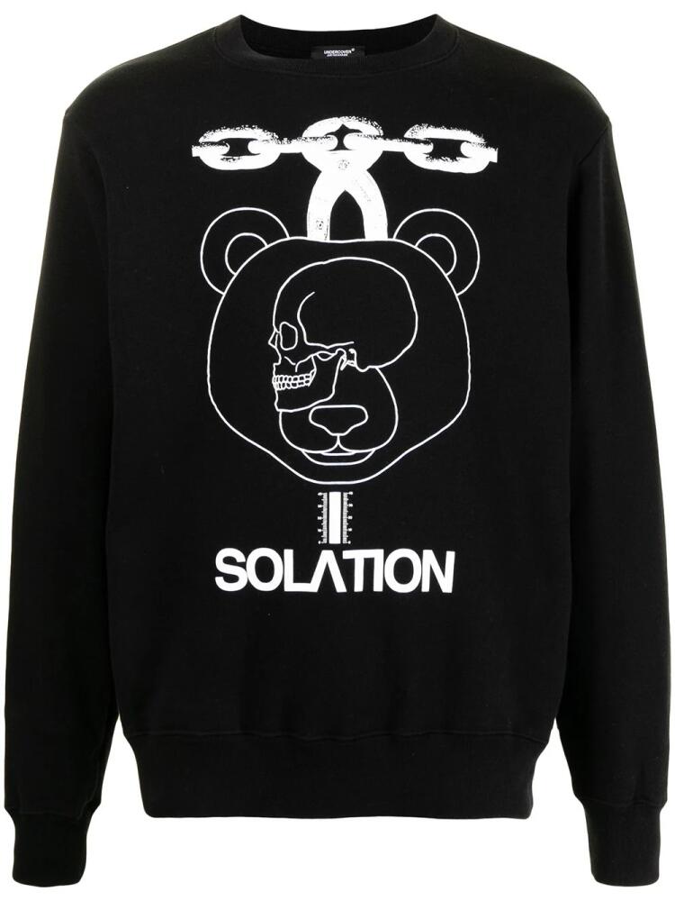 Undercover Solation-print sweatshirt - Black Cover