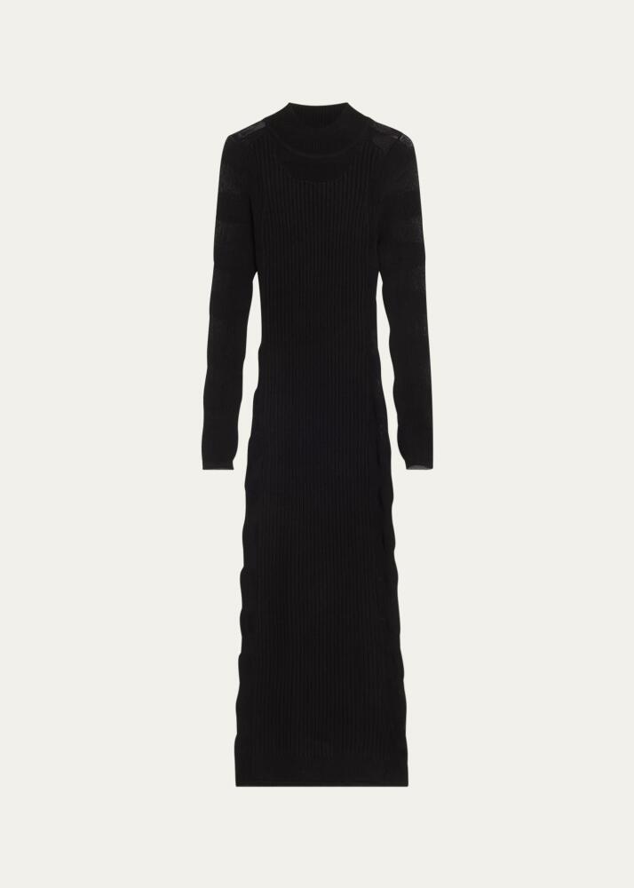 ZANKOV Giovanna Mock-Neck Maxi Dress Cover