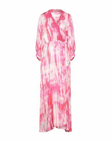 Pink Memories Woman Maxi dress Fuchsia Viscose, Cotton, Polyamide Cover