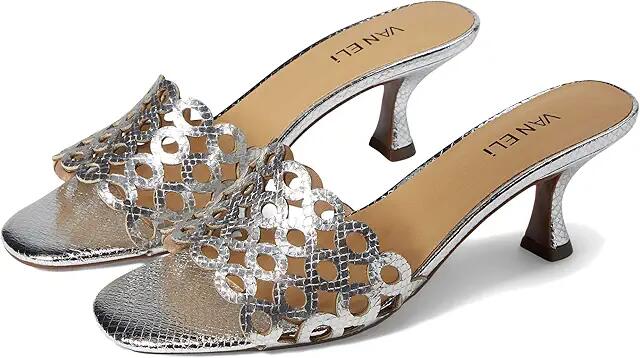 Vaneli Loyce (Silver Mats Print) Women's Shoes Cover