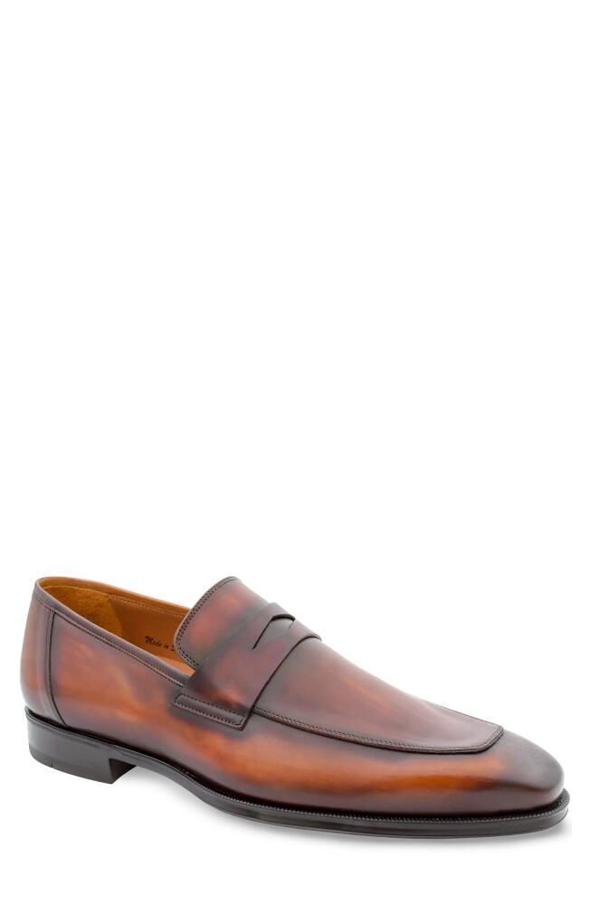 Mezlan Avenue Penny Loafer in Cognacrust Cover