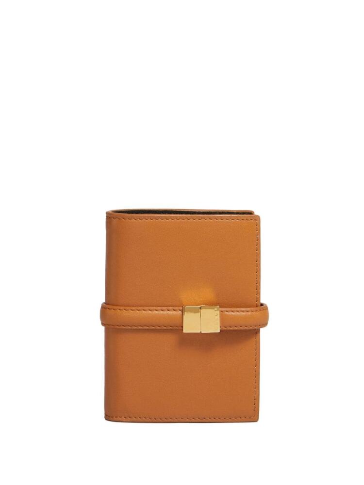 Marni Prisma bi-fold leather wallet - Orange Cover