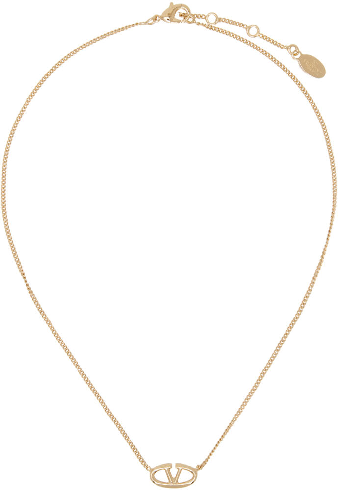 Valentino Garavani Gold VLogo 'The Bold Edition' Necklace Cover