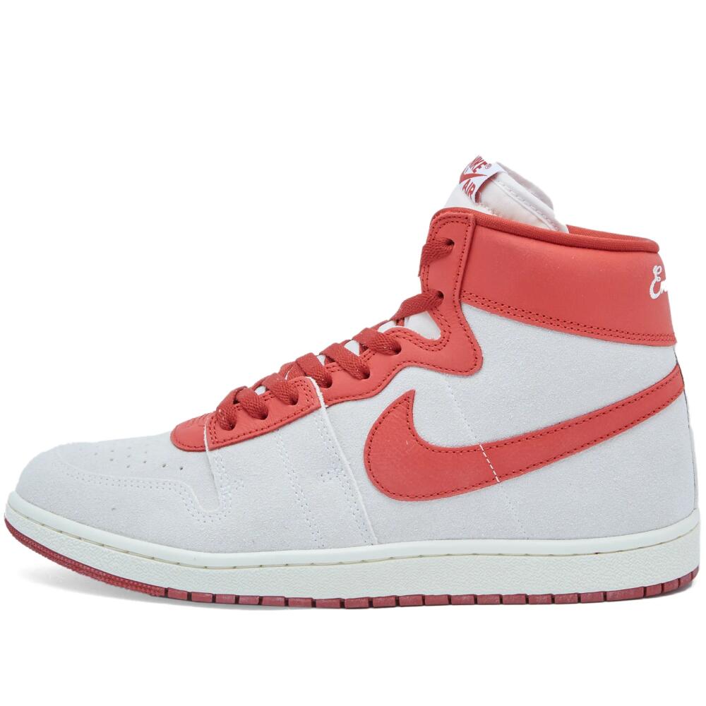 Air Jordan Men's Air Ship PE SP Sneakers in Summit White/Dune Red/Mystic Red Cover