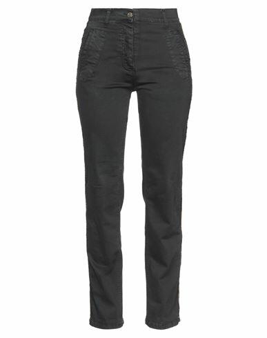 Massimo Rebecchi Woman Pants Black Cotton, Elastane Cover