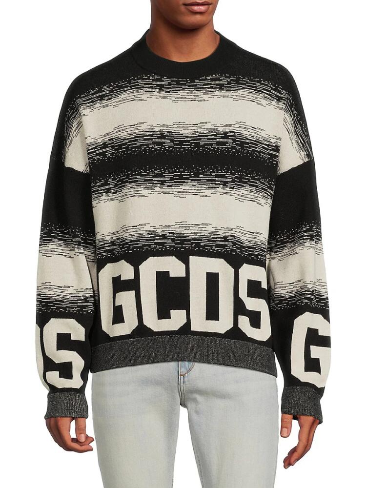 GCDS Men's Logo Sweatshirt - Black Cover