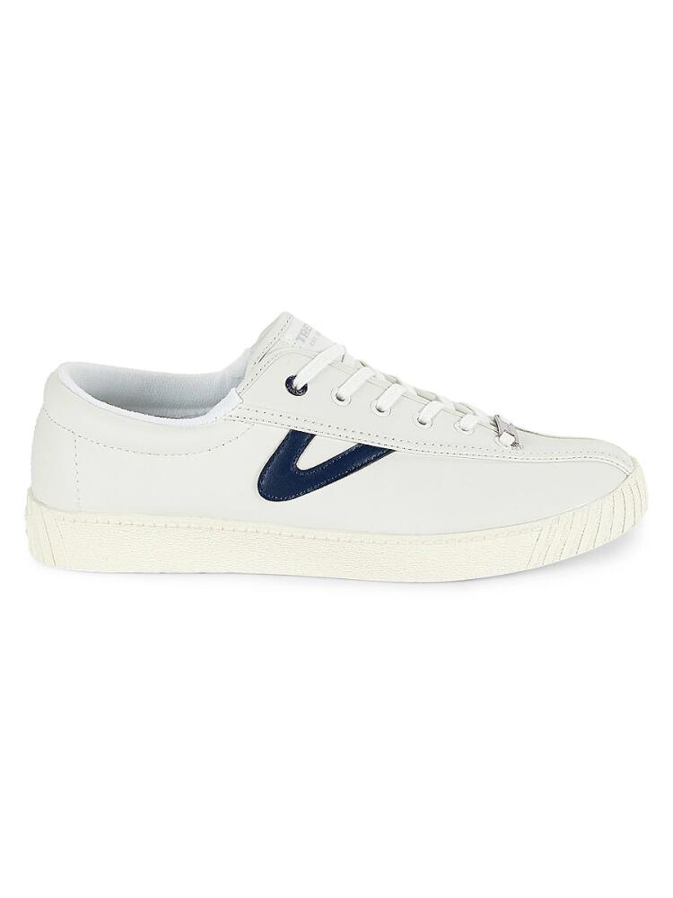 Tretorn Men's Nylite Icon Leather Sneakers - White Navy Cover