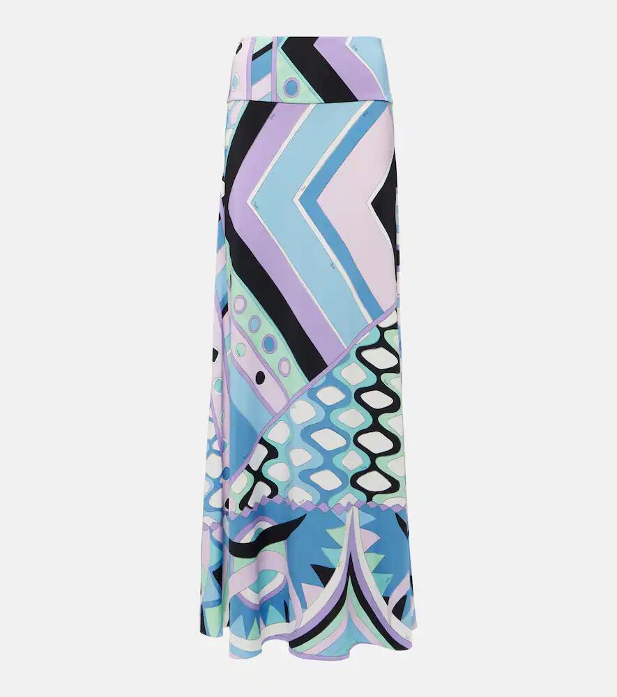 Pucci Vivara satin jersey maxi skirt Cover