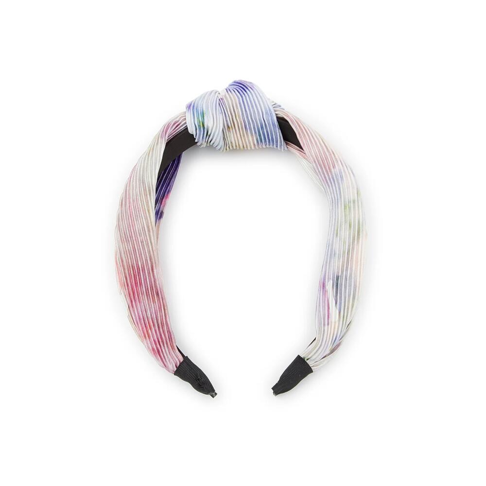 Kelly & Katie Knotted Ribbed Headband | Women's | Ivory/Multicolor Abstract Print Cover