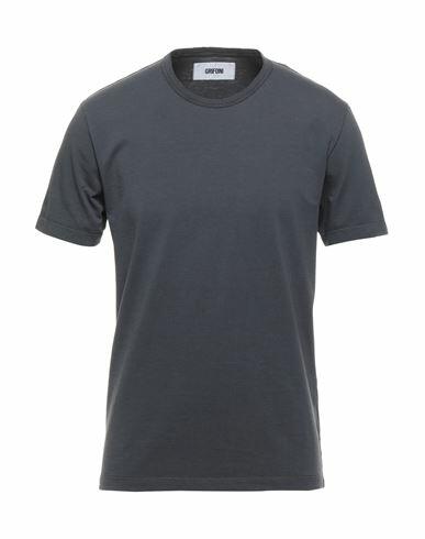 Grifoni Man T-shirt Lead Cotton Cover