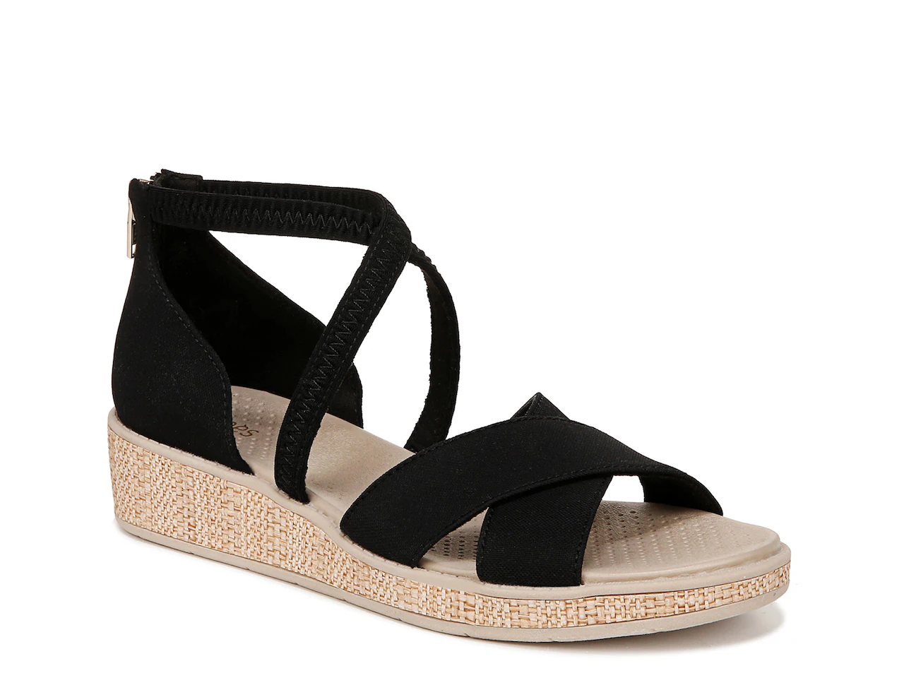 BZees Bali Wedge Sandal | Women's | Black Cover