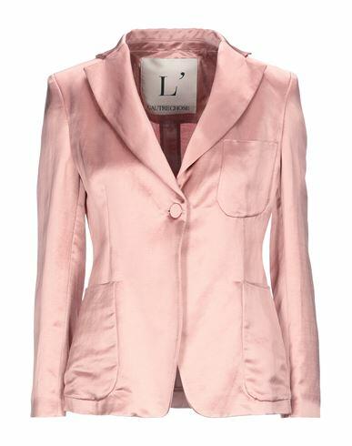 L' Autre Chose Woman Blazer Pink Linen, Viscose Cover