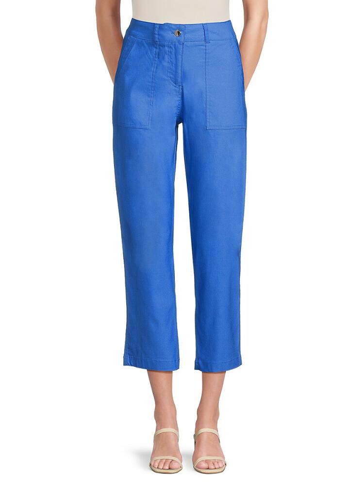 NANETTE nanette lepore Women's Solid Pants - Venetian Blue Cover