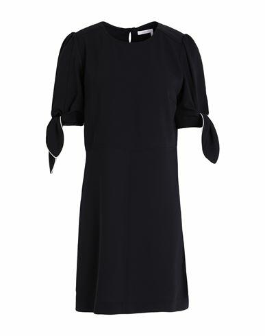 See By Chloé Woman Mini dress Midnight blue Polyester Cover