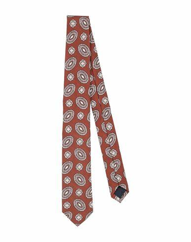 Franco Bassi Man Ties & bow ties Rust Silk Cover