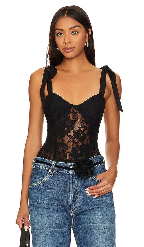 Lovers and Friends Turner Bodysuit in Black Cover