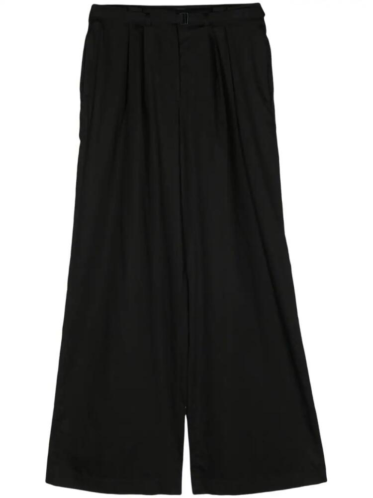 JOSEPH Tunis cotton trousers - Black Cover