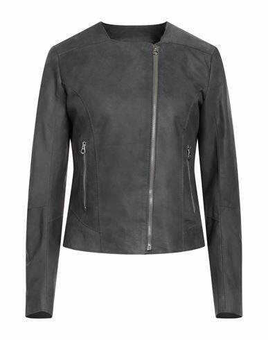 Masterpelle Woman Jacket Grey Soft Leather Cover