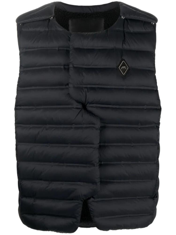 A-COLD-WALL* Stratus puffer gilet - Black Cover