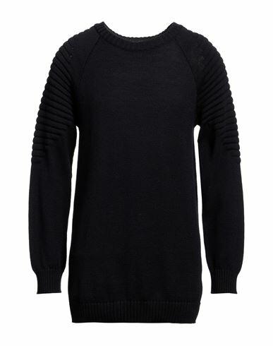 Les Hommes Man Sweater Midnight blue Wool, Acrylic Cover