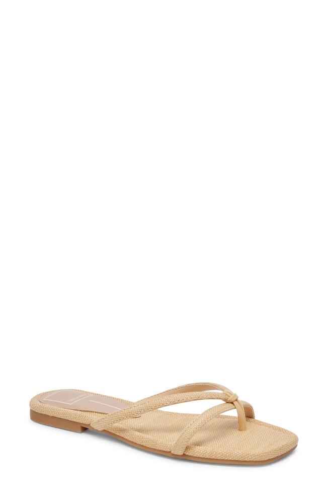 Dolce Vita Lucca Flip Flop in Natural Raffia Cover