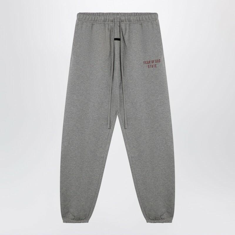 Fear of God Essentials Grey jogging trousers with logo Cover