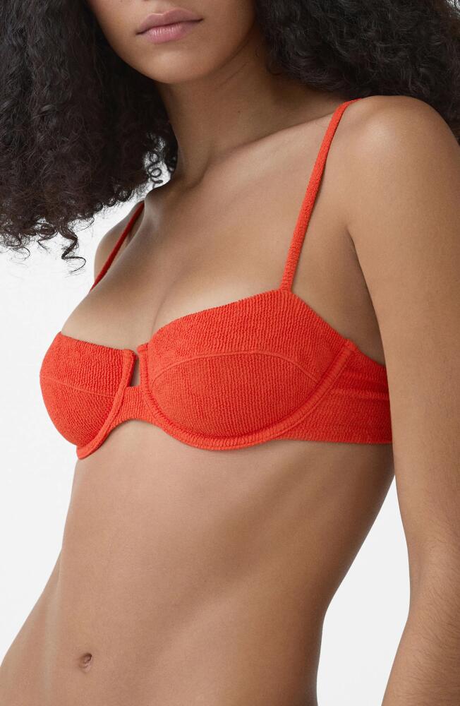 MANGO Underwire Bikini Top in Red Cover