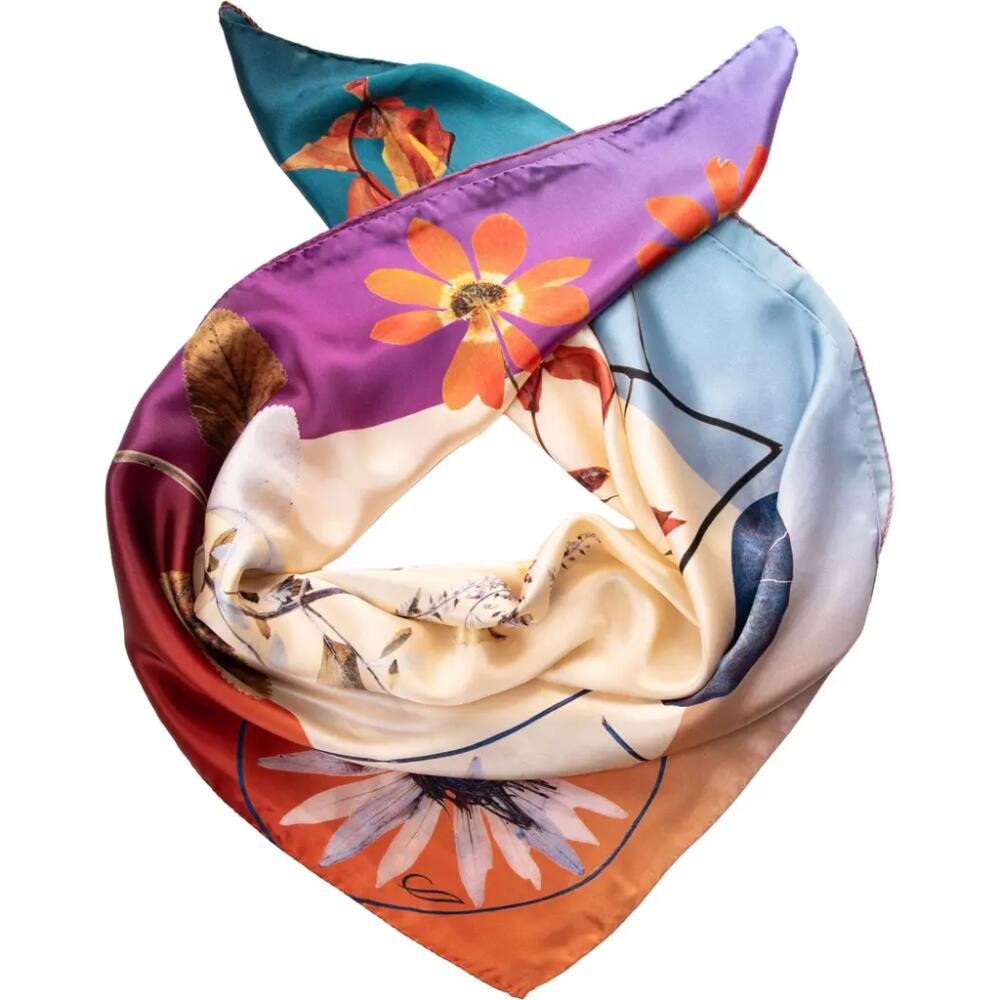 Elizabetta Cristina - Hand Rolled Silk Foulard for Women in Champagne Cover