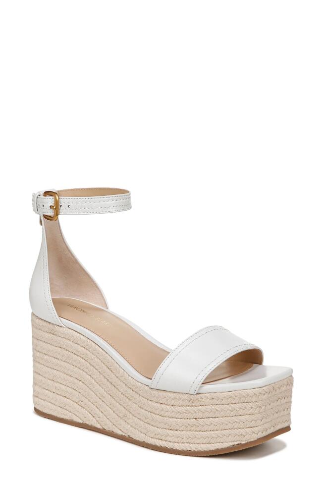 Veronica Beard Gianna Platform Wedge Sandal in Coconut Cover