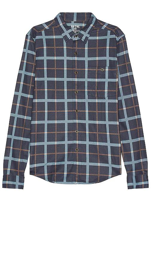 Rhone Hardy Flannel Shirt in Blue Cover