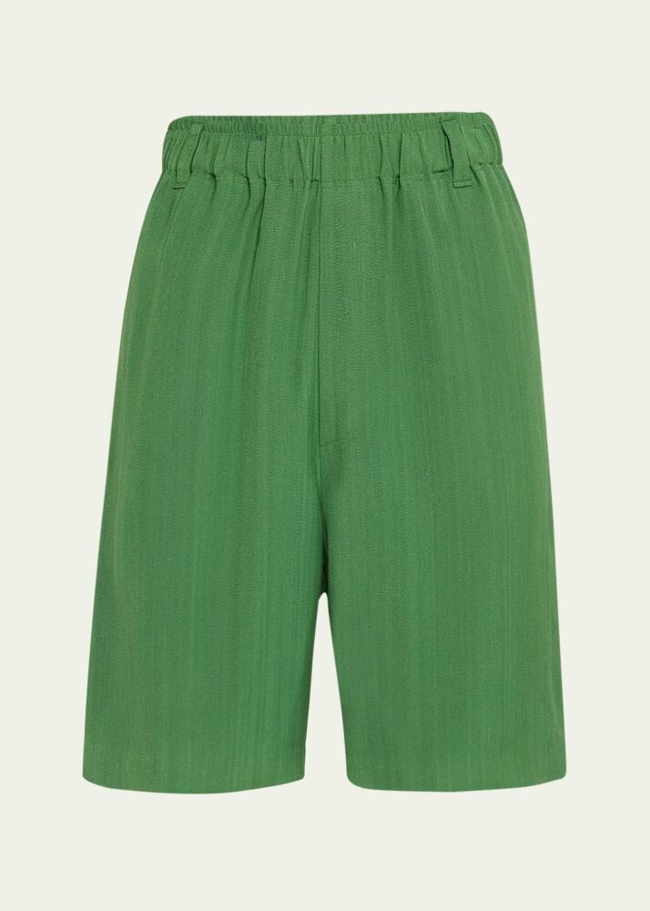 Jacquemus Men's Elastic-Waist Bermuda Shorts Cover