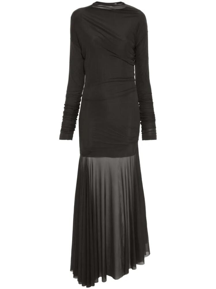 LEMAIRE draped maxi dress - Grey Cover