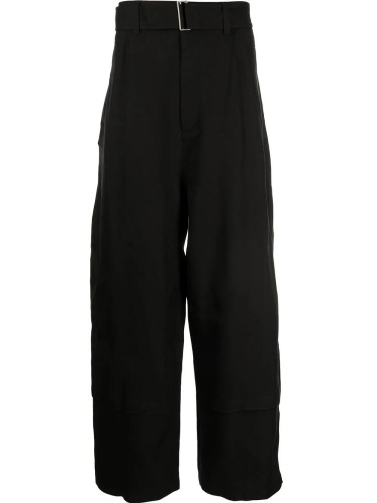 SONGZIO wide-leg belted trousers - Black Cover