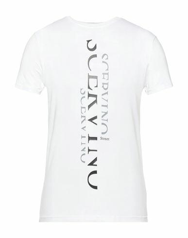 Scervino Man T-shirt White Cotton, Elastane Cover