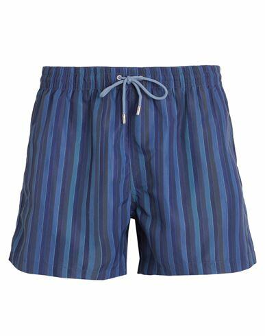 Paul Smith Man Swim trunks Navy blue Recycled polyester, Polyester Cover