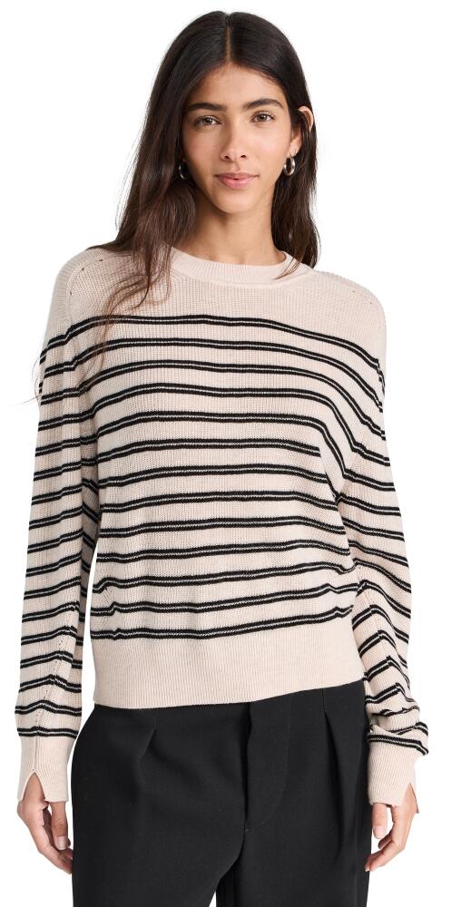 rag & bone Bree Crew Sweater Turtle Dove Multi Cover