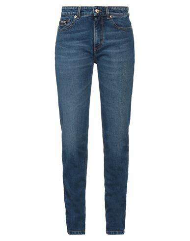 Versace Jeans Couture Woman Jeans Blue Cotton, Elastane Cover