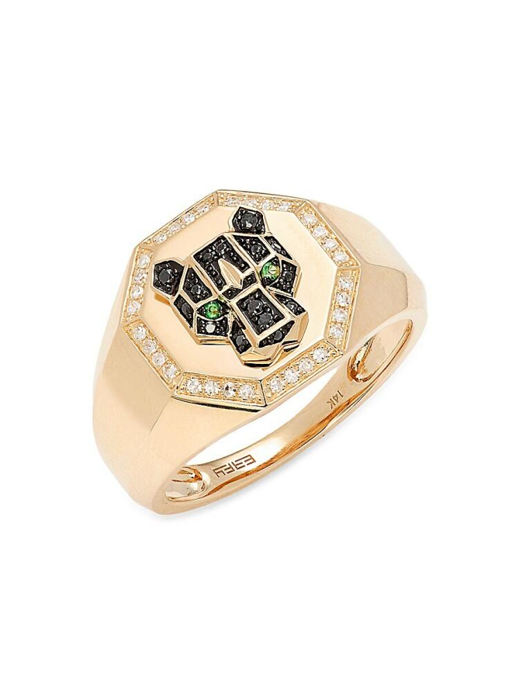 Effy Men's 14K Yellow Gold & Multistone Ring Cover