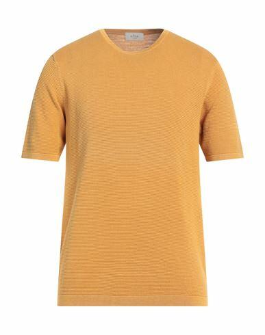 Altea Man Sweater Mustard Linen, Cotton Cover