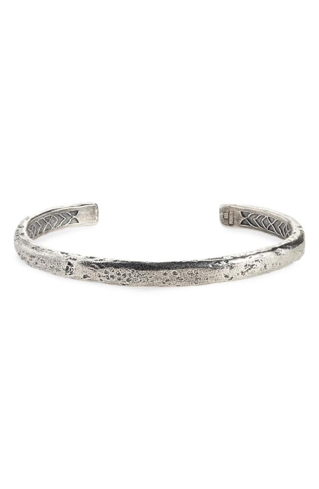 John Varvatos Silver Cuff Bracelet in Metallic Silver Cover