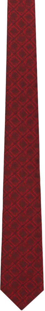 Ferragamo Red Silk Tie Cover