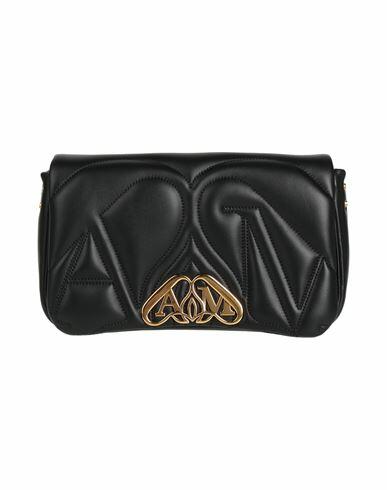 Alexander Mcqueen Woman Handbag Black Leather Cover