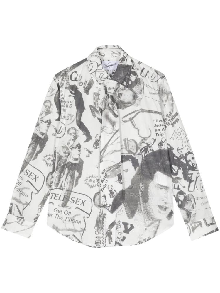 Vaquera Hollywood Lowbrow cotton shirt - White Cover